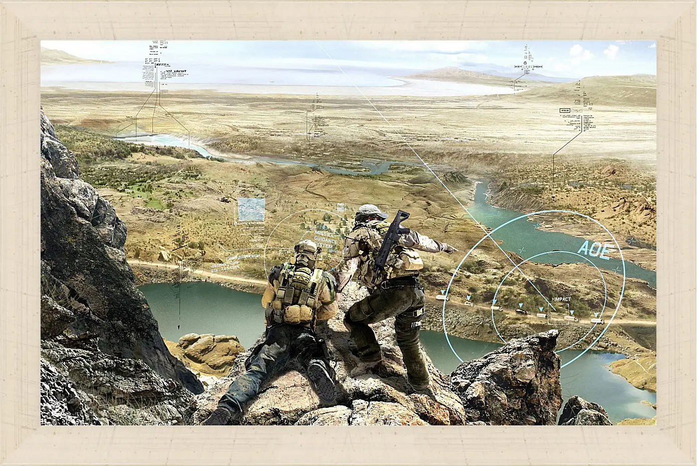 Картина в раме - Ghost Recon
