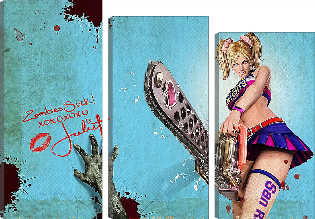 Модульная картина - Lollipop Chainsaw
