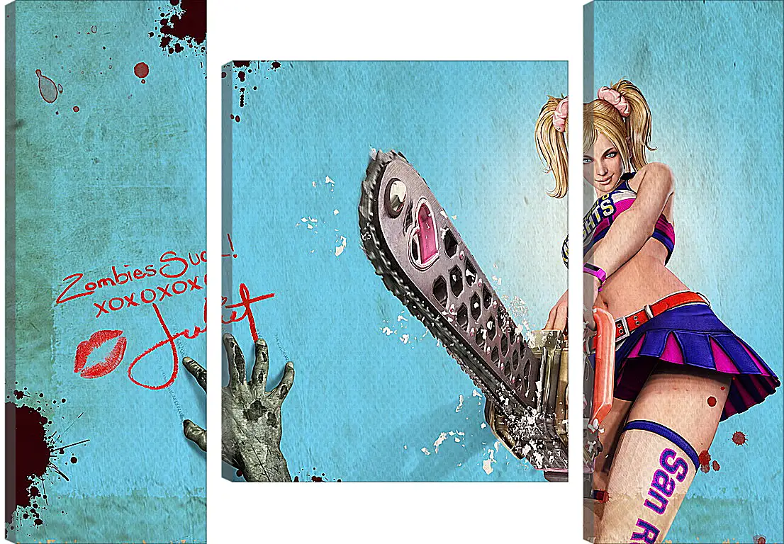 Модульная картина - Lollipop Chainsaw
