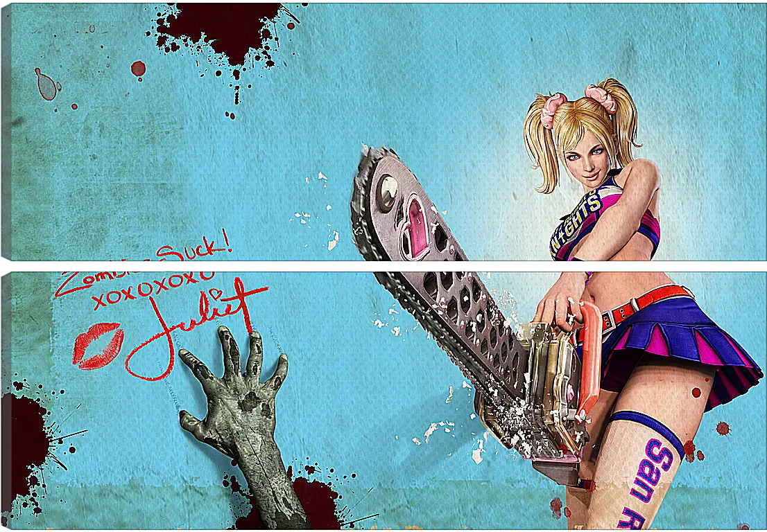 Модульная картина - Lollipop Chainsaw
