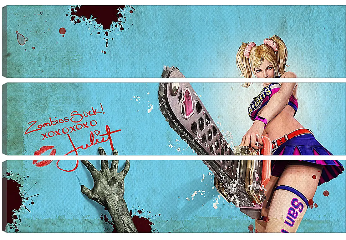 Модульная картина - Lollipop Chainsaw
