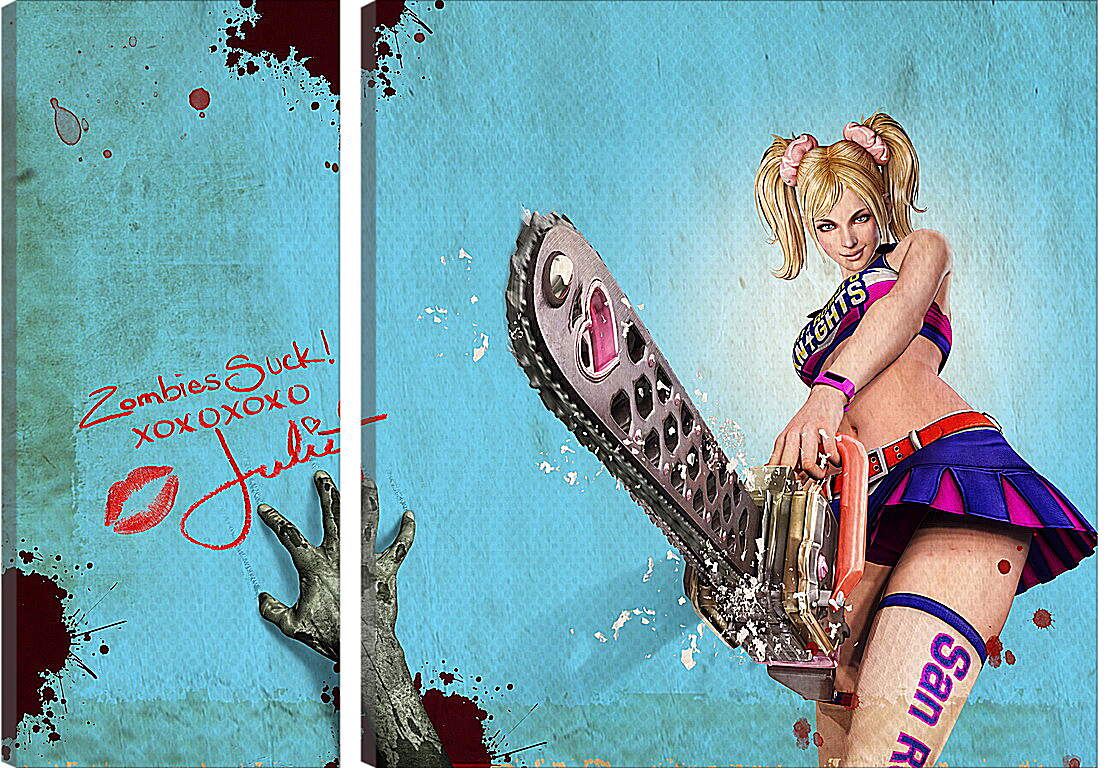 Модульная картина - Lollipop Chainsaw
