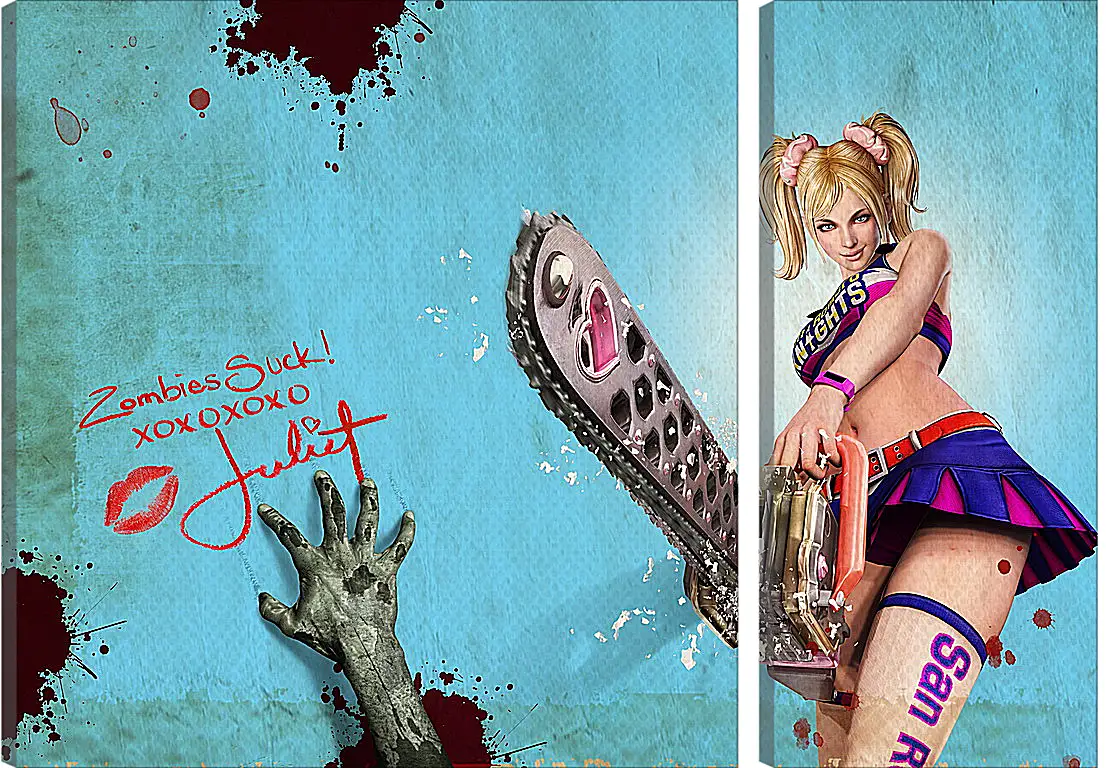 Модульная картина - Lollipop Chainsaw
