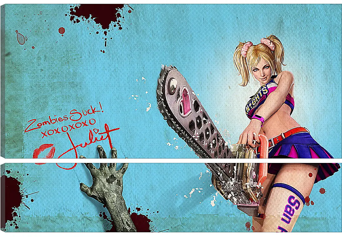 Модульная картина - Lollipop Chainsaw
