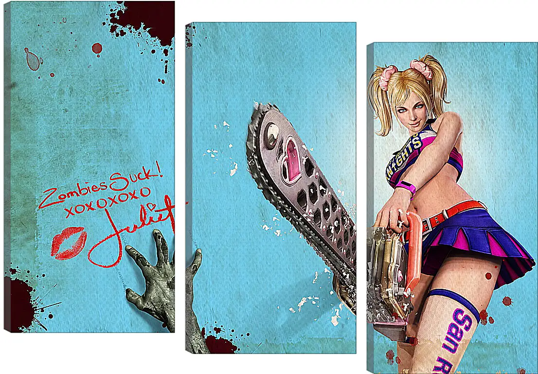 Модульная картина - Lollipop Chainsaw
