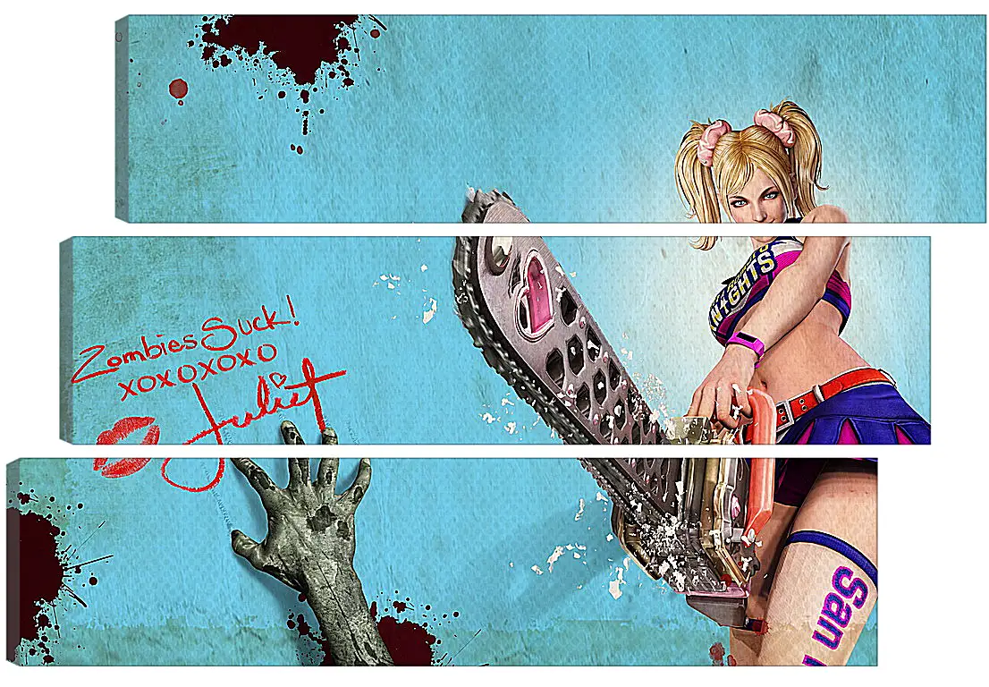 Модульная картина - Lollipop Chainsaw
