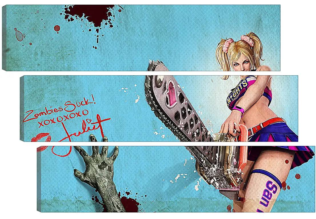 Модульная картина - Lollipop Chainsaw
