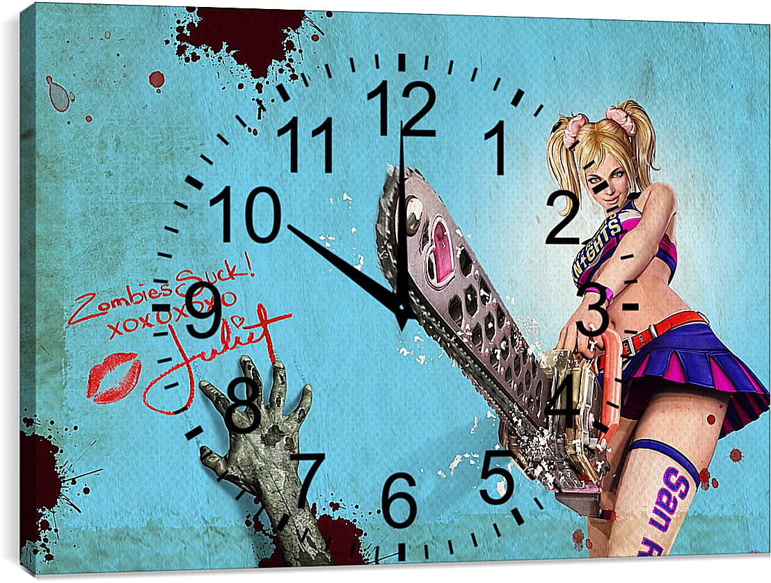 Часы картина - Lollipop Chainsaw
