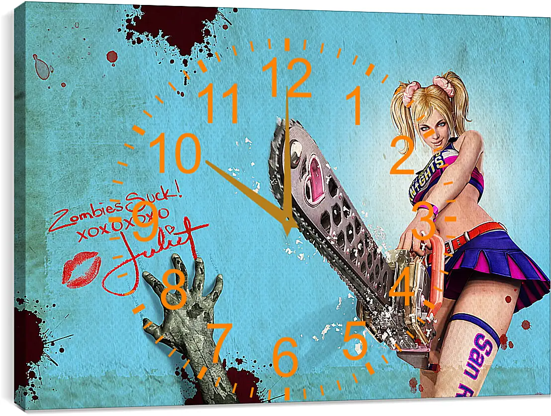 Часы картина - Lollipop Chainsaw
