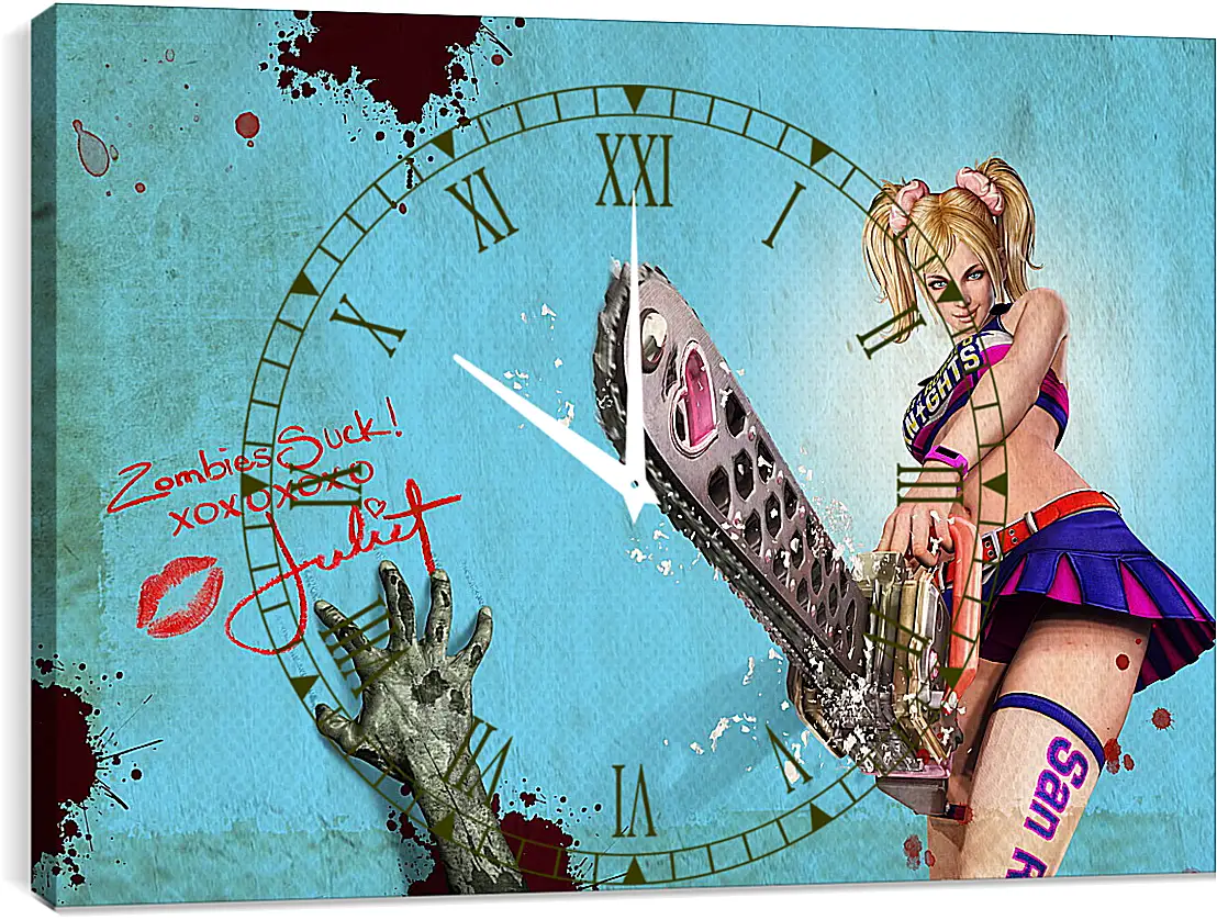 Часы картина - Lollipop Chainsaw
