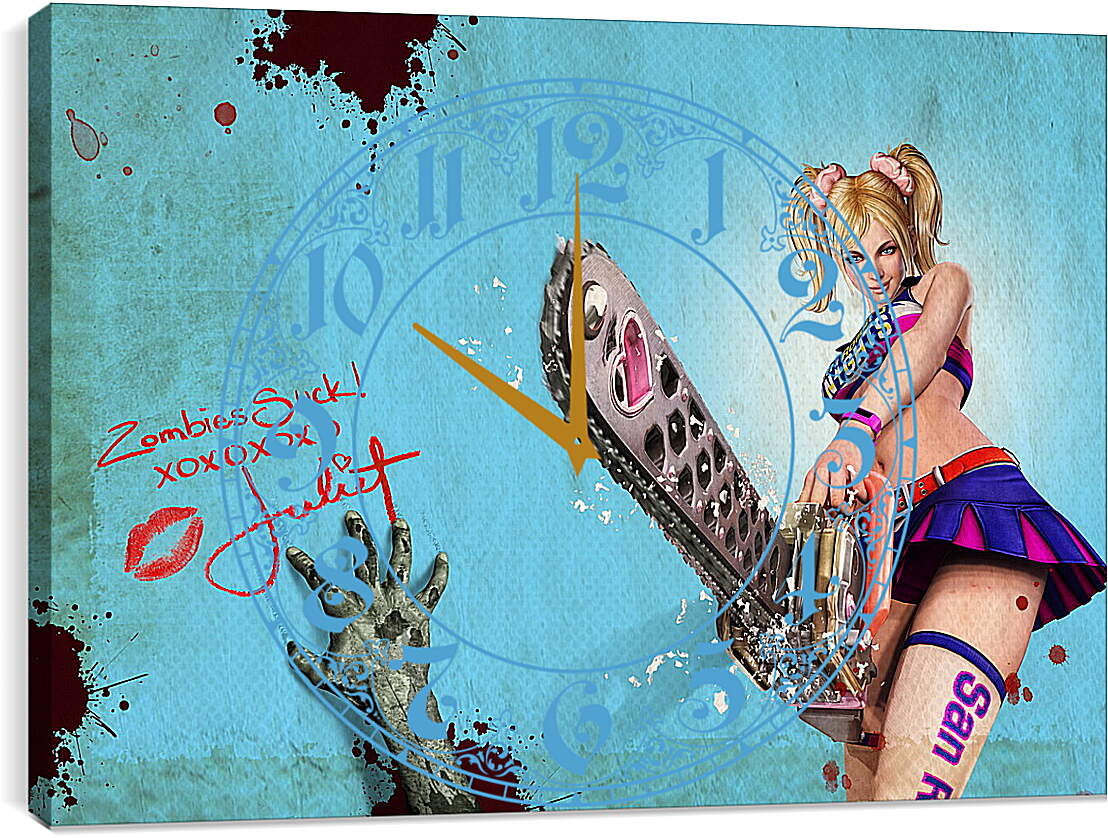 Часы картина - Lollipop Chainsaw
