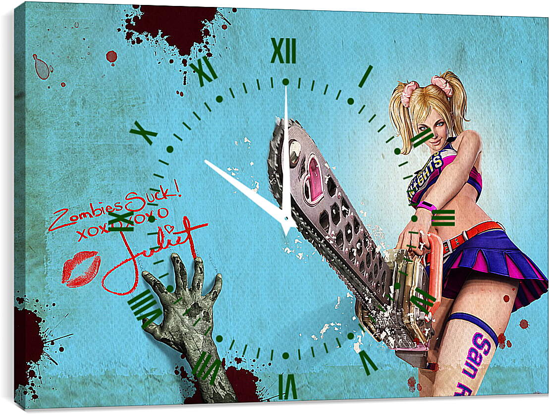 Часы картина - Lollipop Chainsaw
