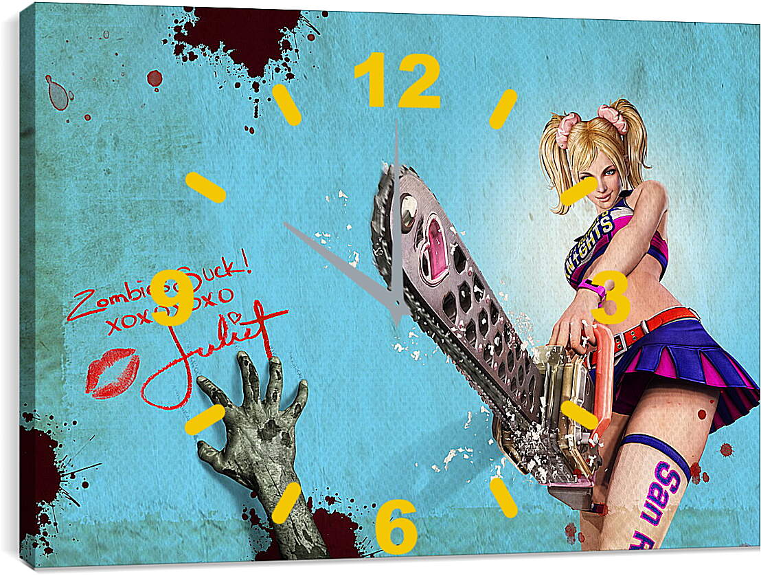 Часы картина - Lollipop Chainsaw
