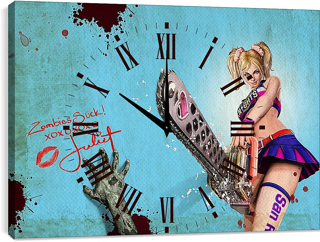 Часы картина - Lollipop Chainsaw
