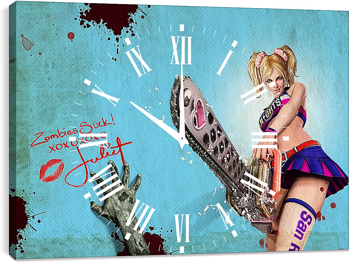 Часы картина - Lollipop Chainsaw
