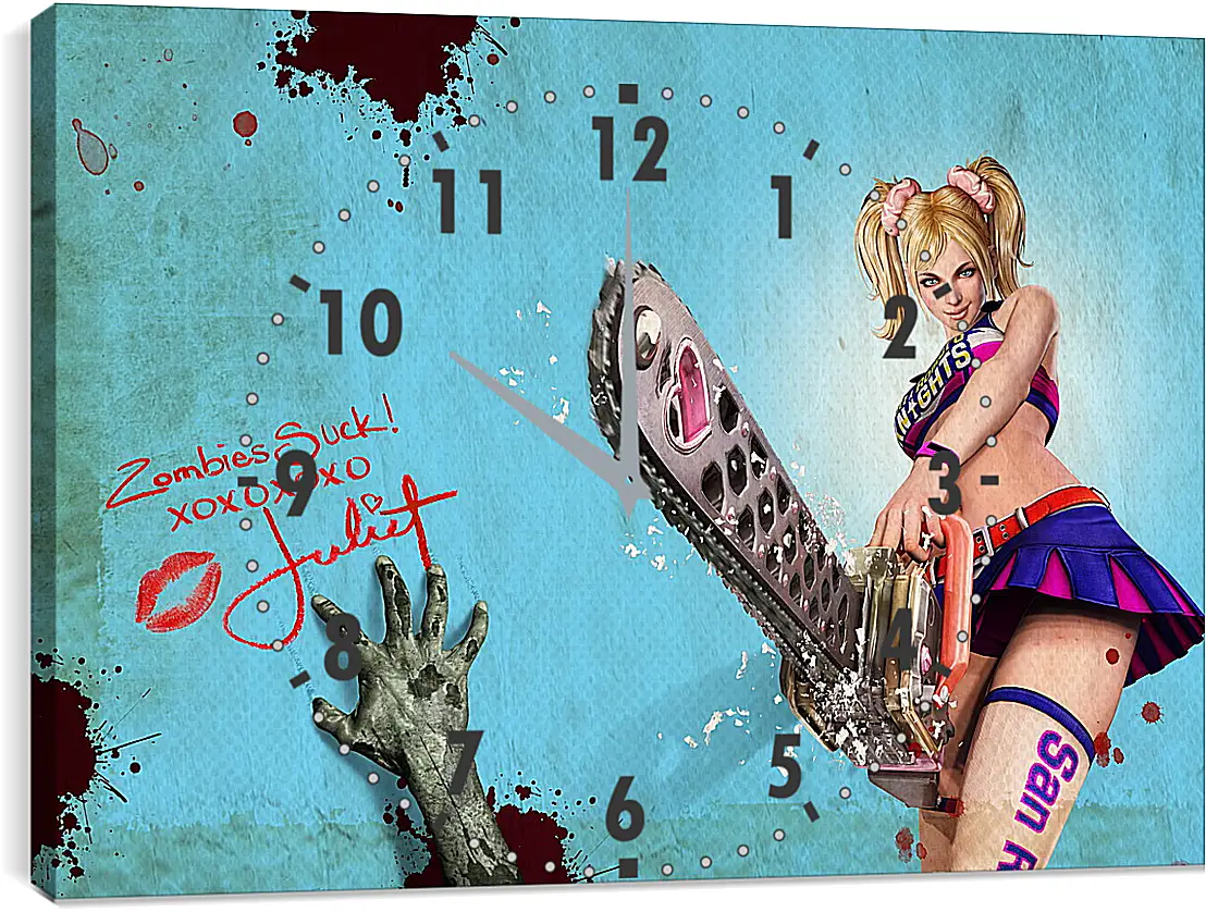 Часы картина - Lollipop Chainsaw
