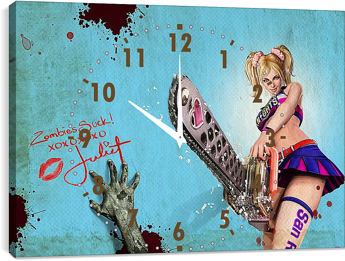 Часы картина - Lollipop Chainsaw
