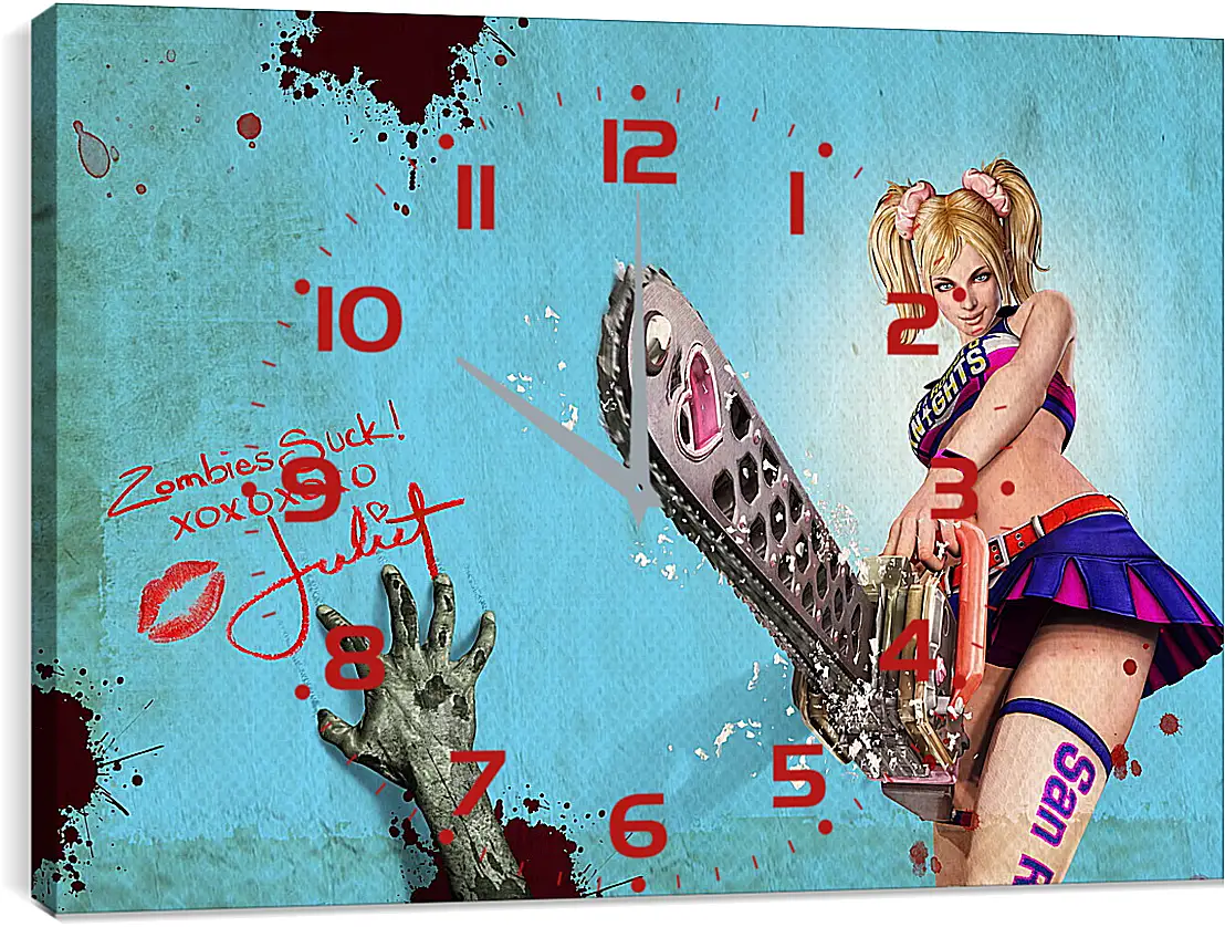 Часы картина - Lollipop Chainsaw
