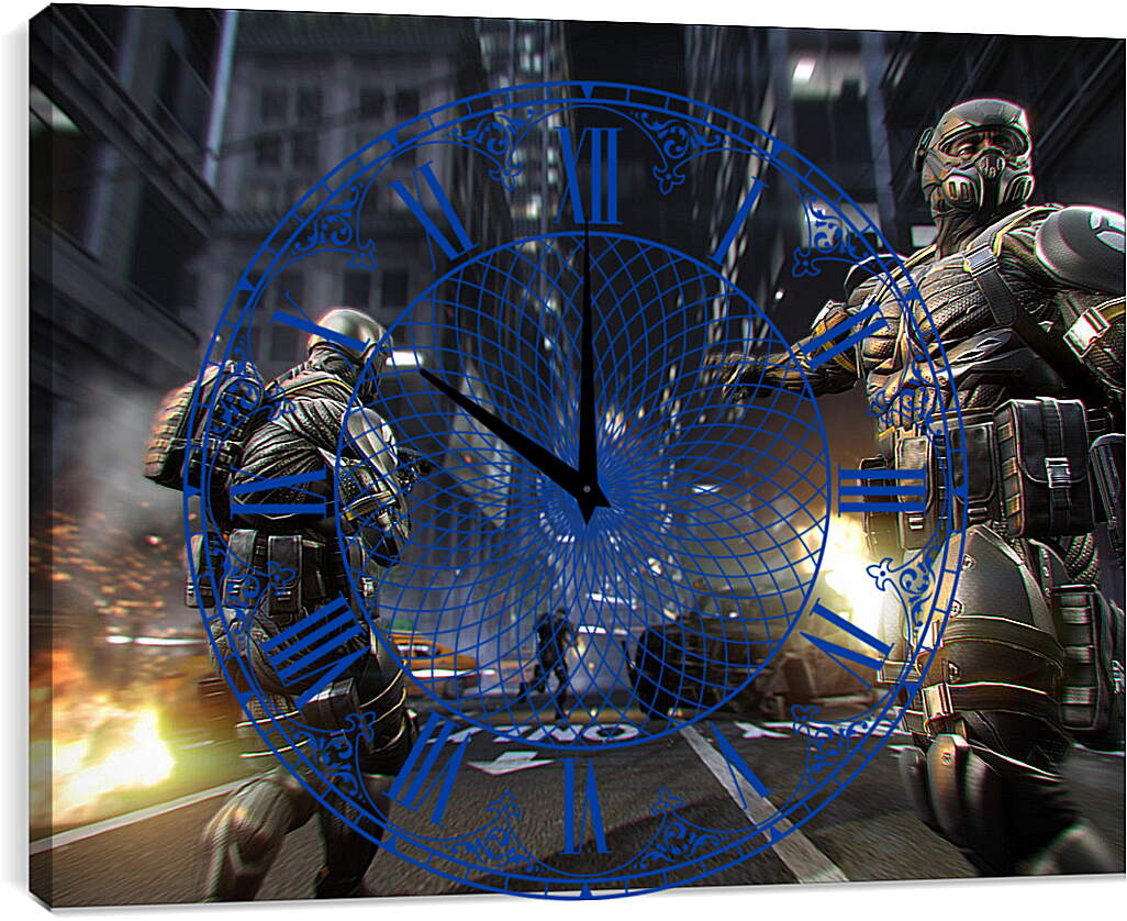 Часы картина - Crysis 2