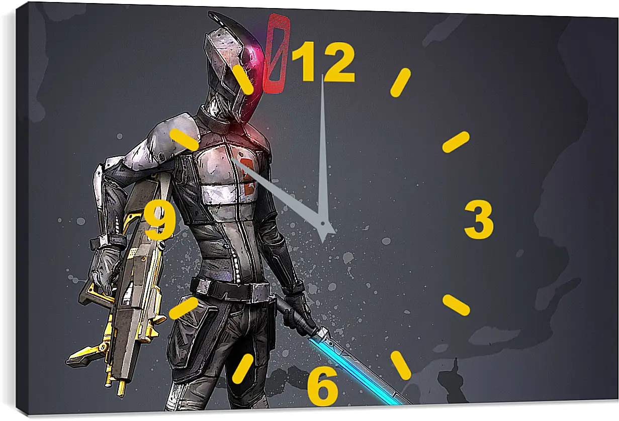 Часы картина - Borderlands 2
