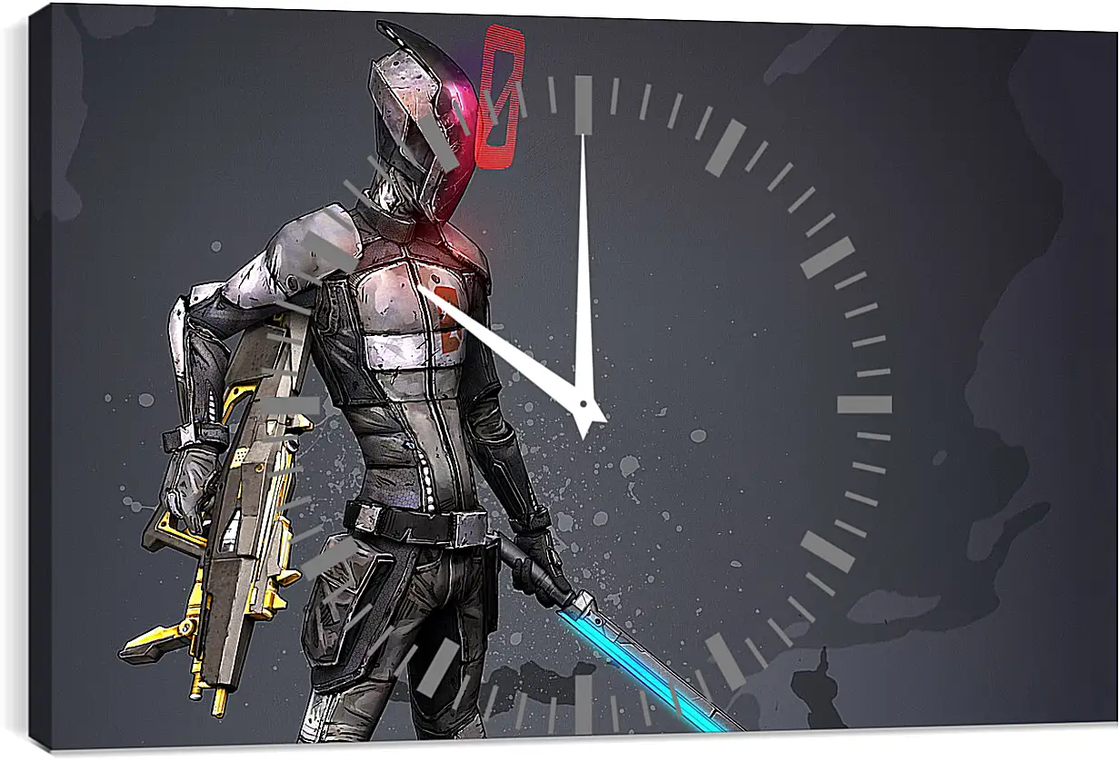 Часы картина - Borderlands 2
