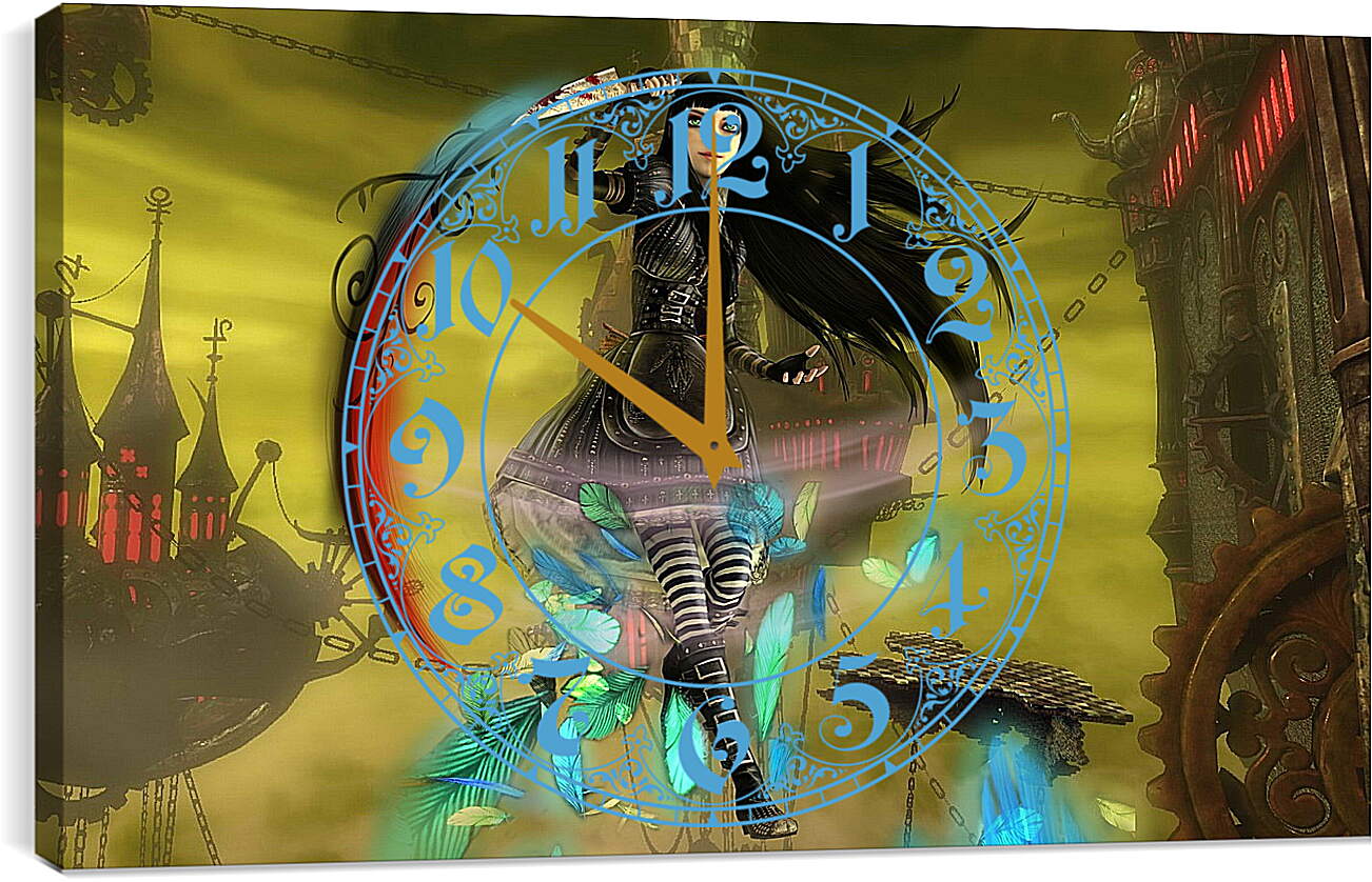 Часы картина - Alice: Madness Returns
