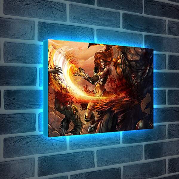 Лайтбокс световая панель - Diablo III