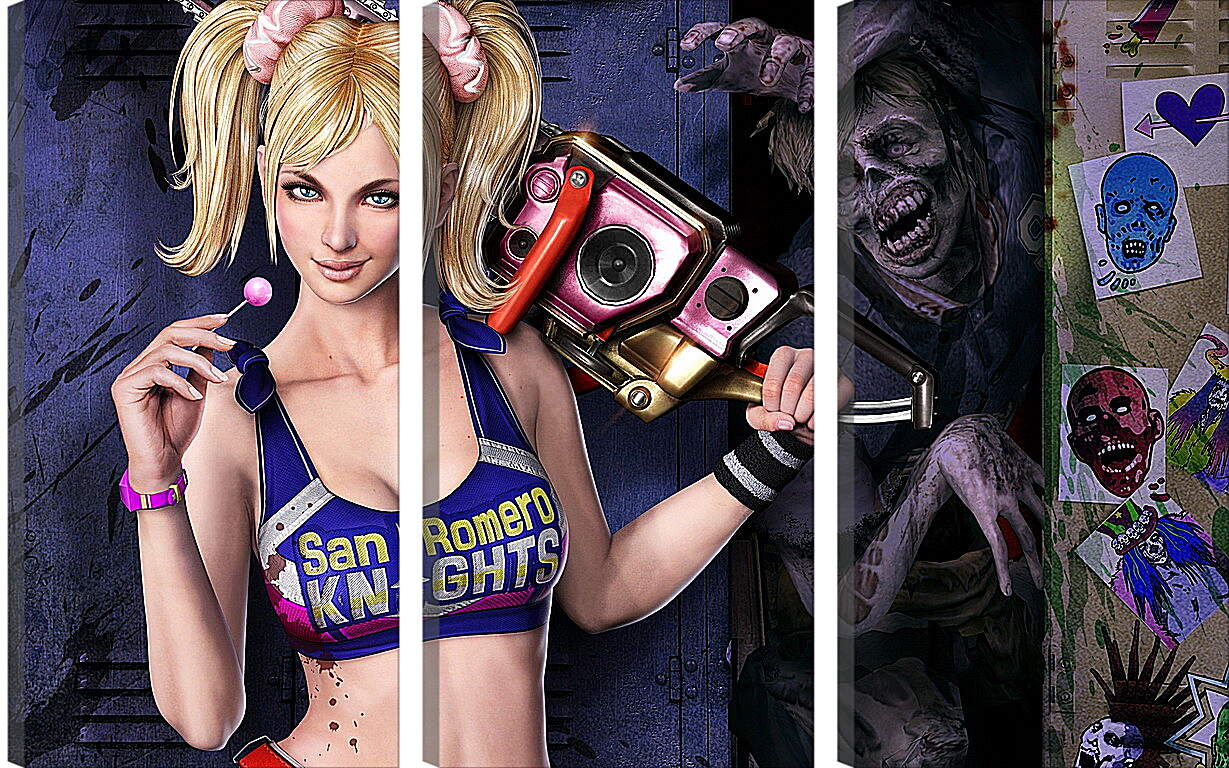 Модульная картина - Lollipop Chainsaw
