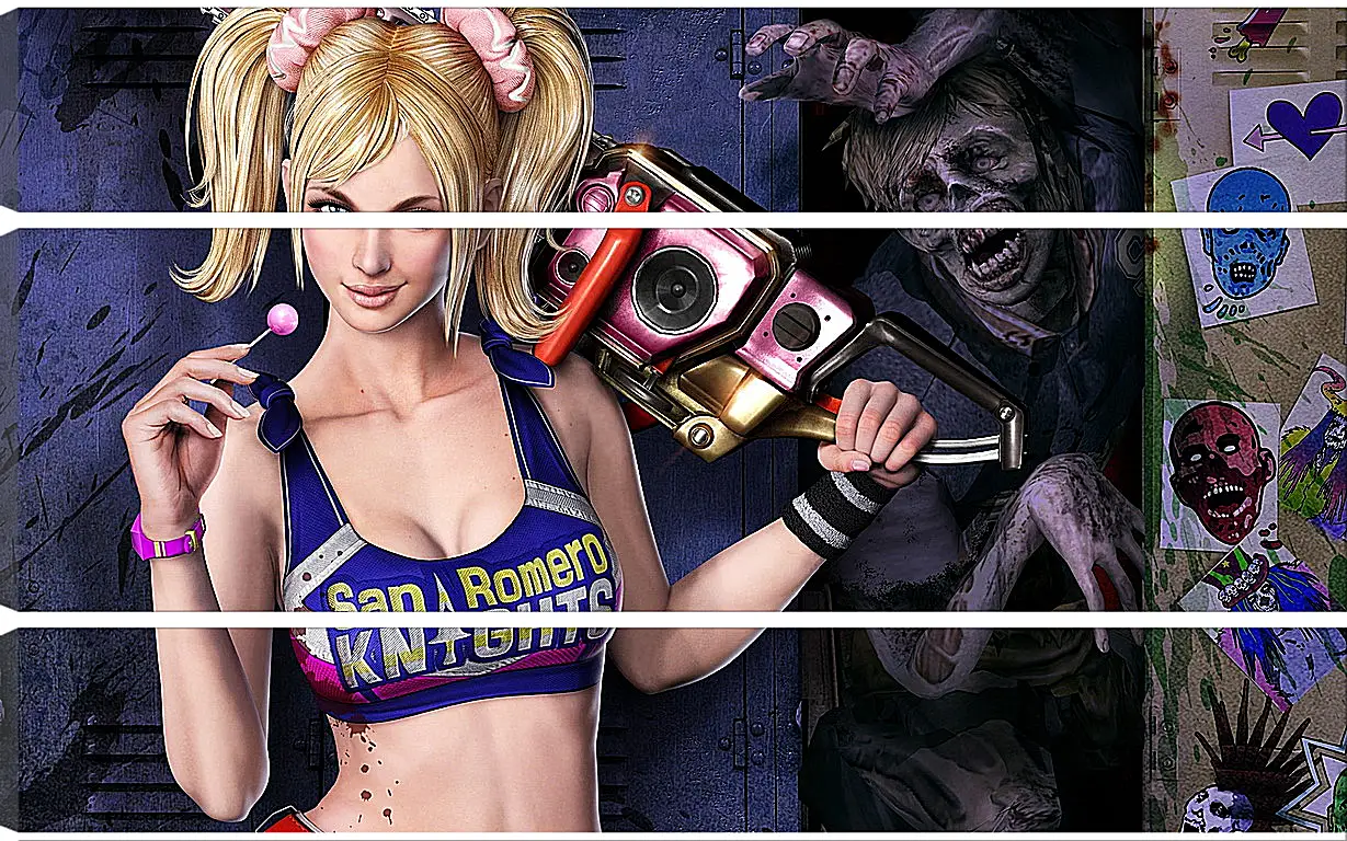 Модульная картина - Lollipop Chainsaw
