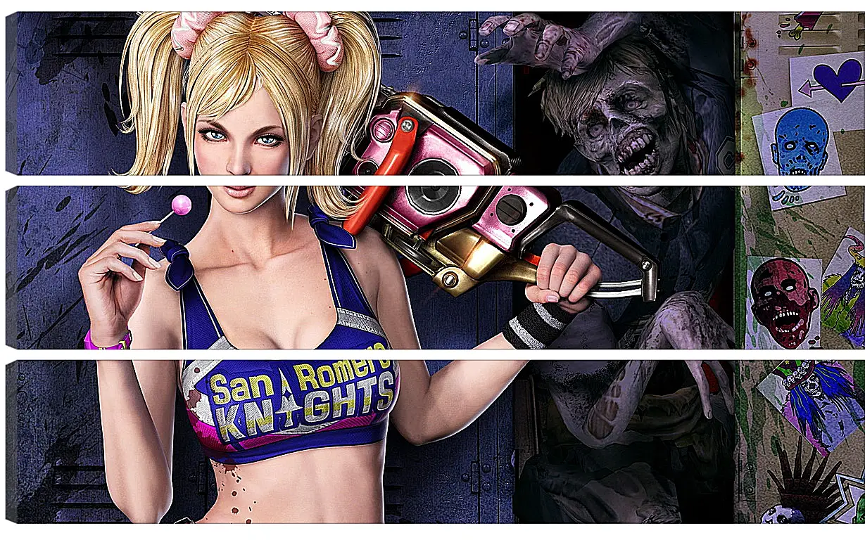 Модульная картина - Lollipop Chainsaw
