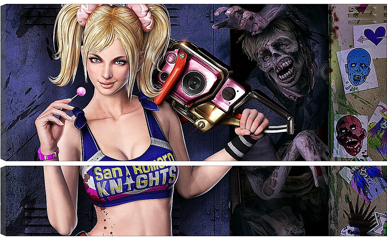 Модульная картина - Lollipop Chainsaw
