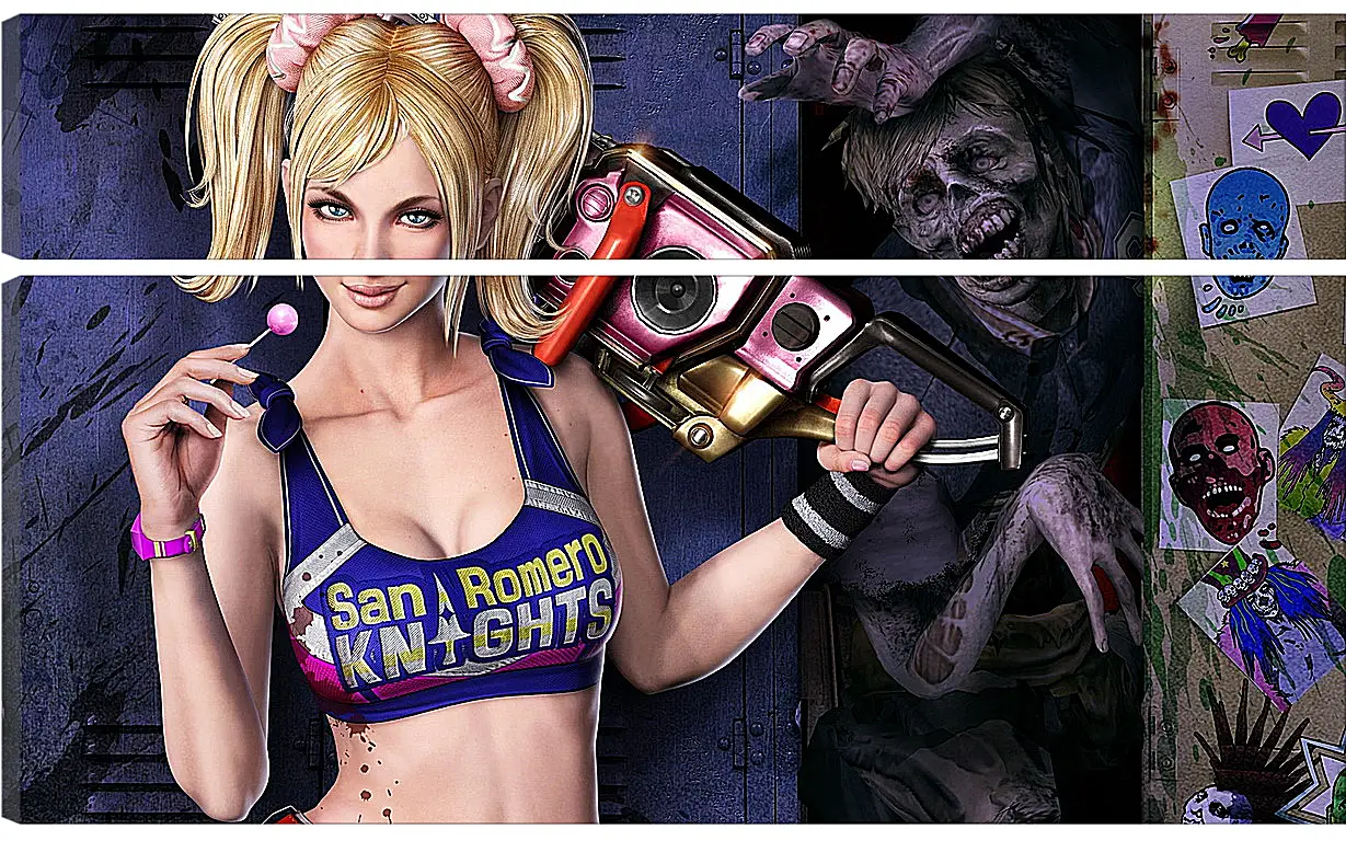 Модульная картина - Lollipop Chainsaw
