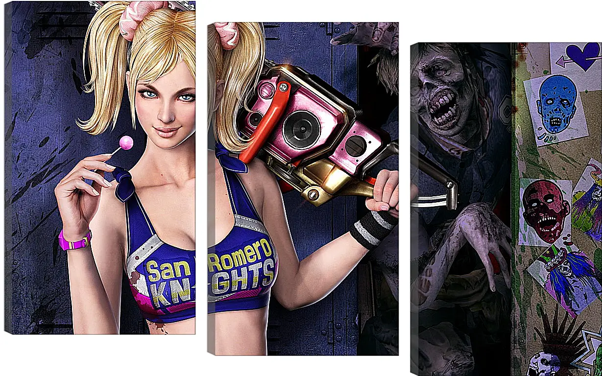 Модульная картина - Lollipop Chainsaw
