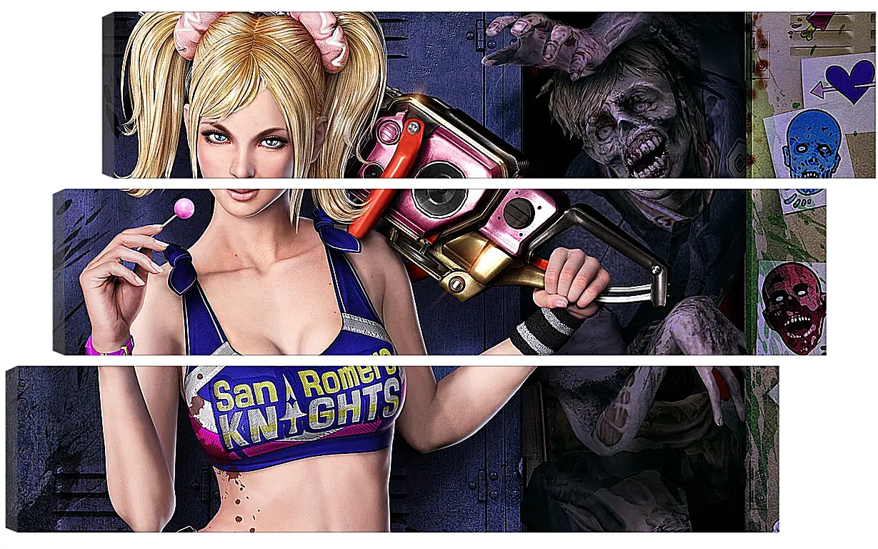 Модульная картина - Lollipop Chainsaw
