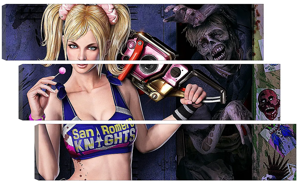 Модульная картина - Lollipop Chainsaw
