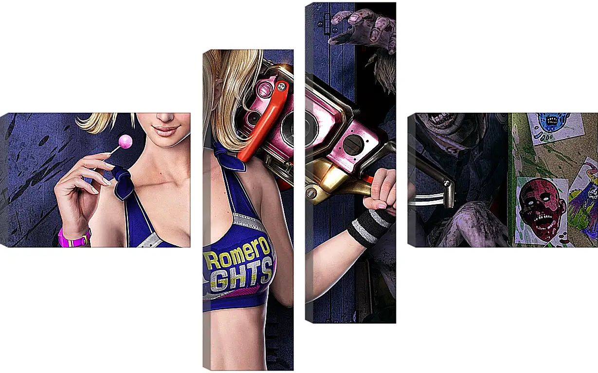 Модульная картина - Lollipop Chainsaw
