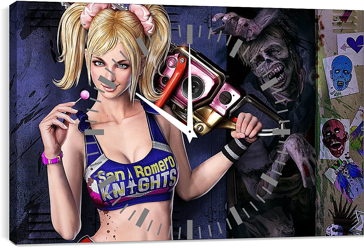 Часы картина - Lollipop Chainsaw
