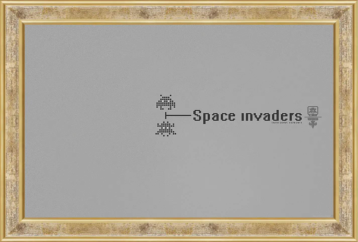 Картина в раме - Space Invaders
