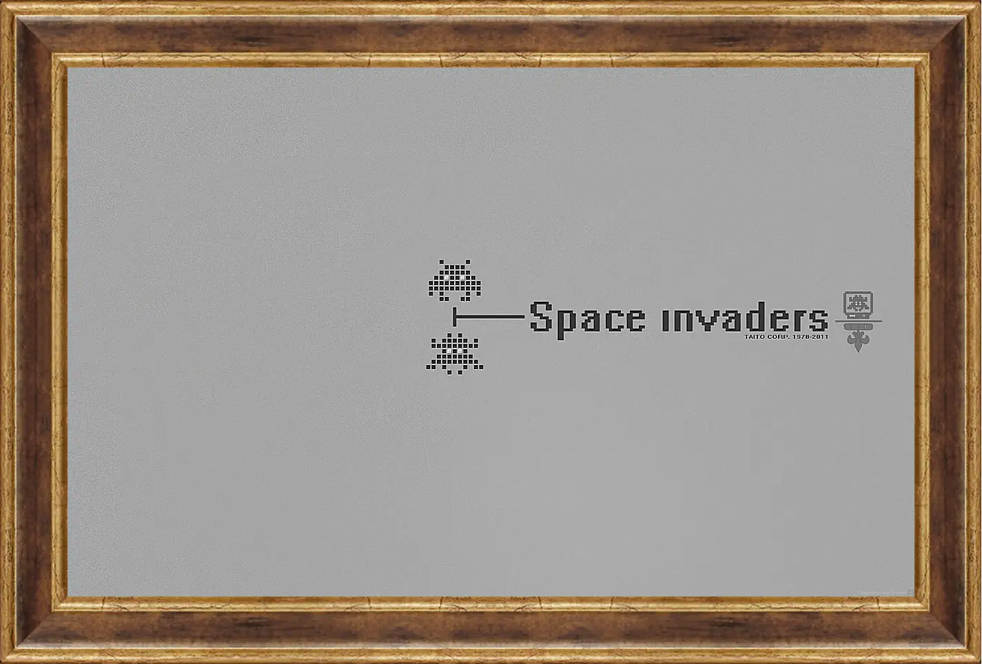 Картина в раме - Space Invaders
