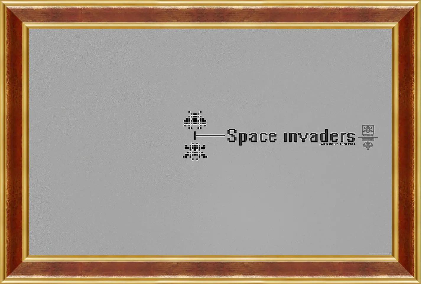 Картина в раме - Space Invaders
