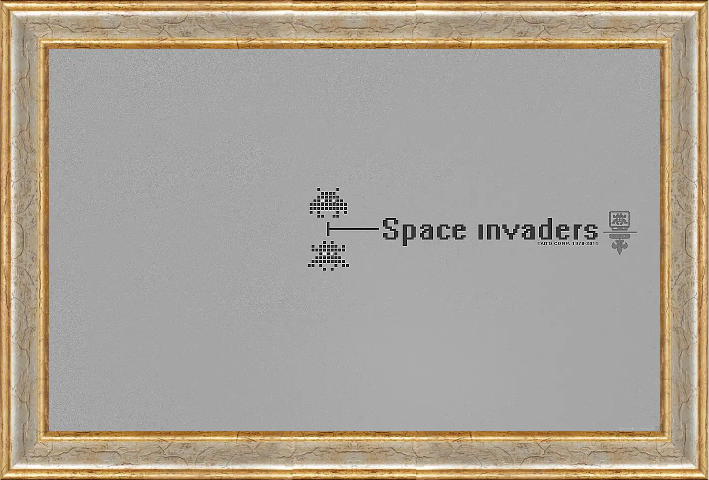 Картина в раме - Space Invaders
