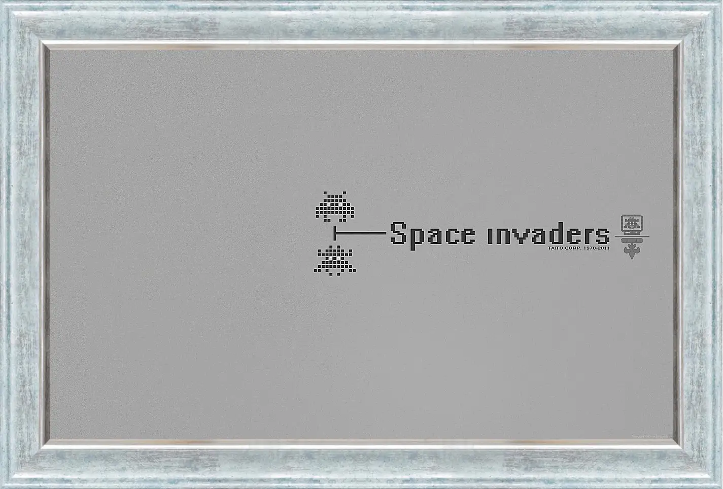 Картина в раме - Space Invaders
