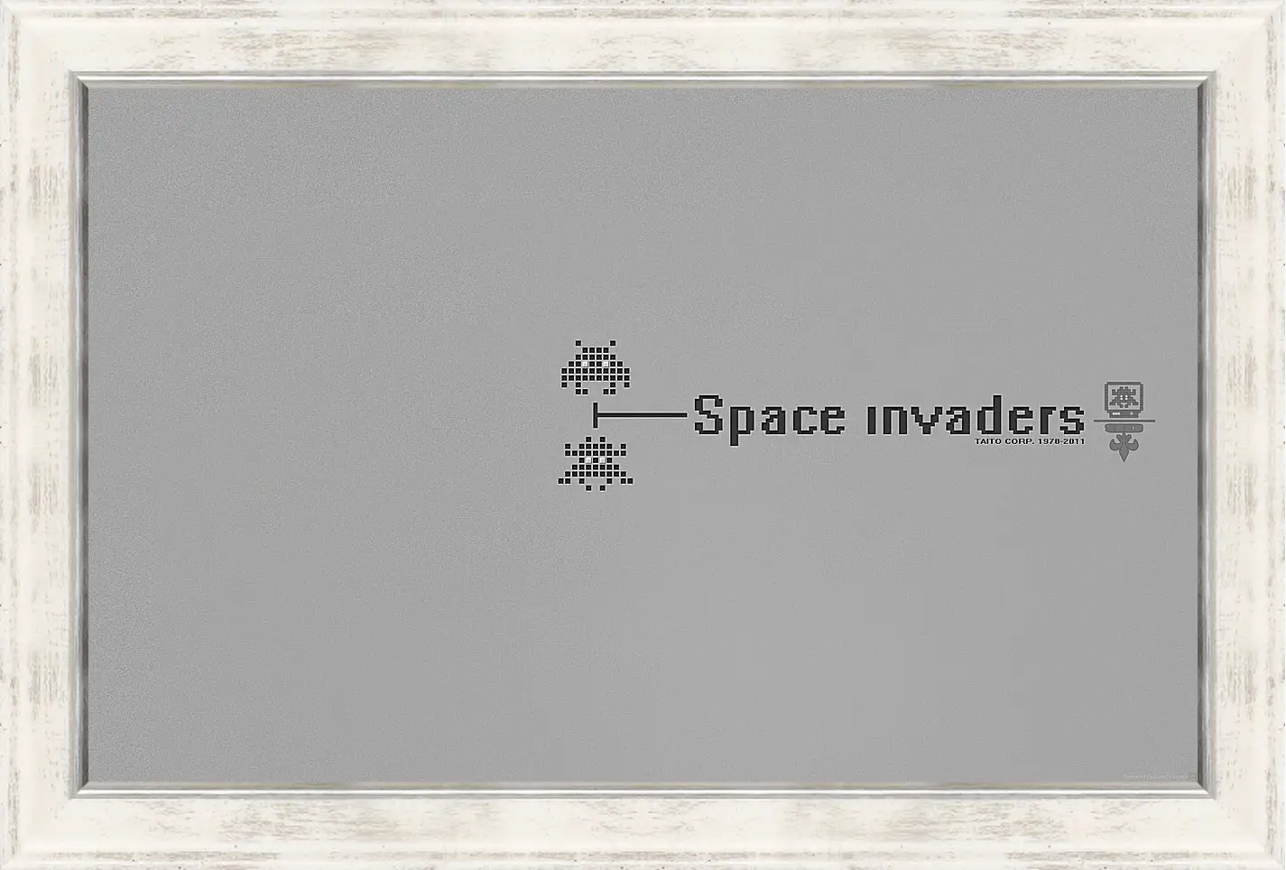 Картина в раме - Space Invaders
