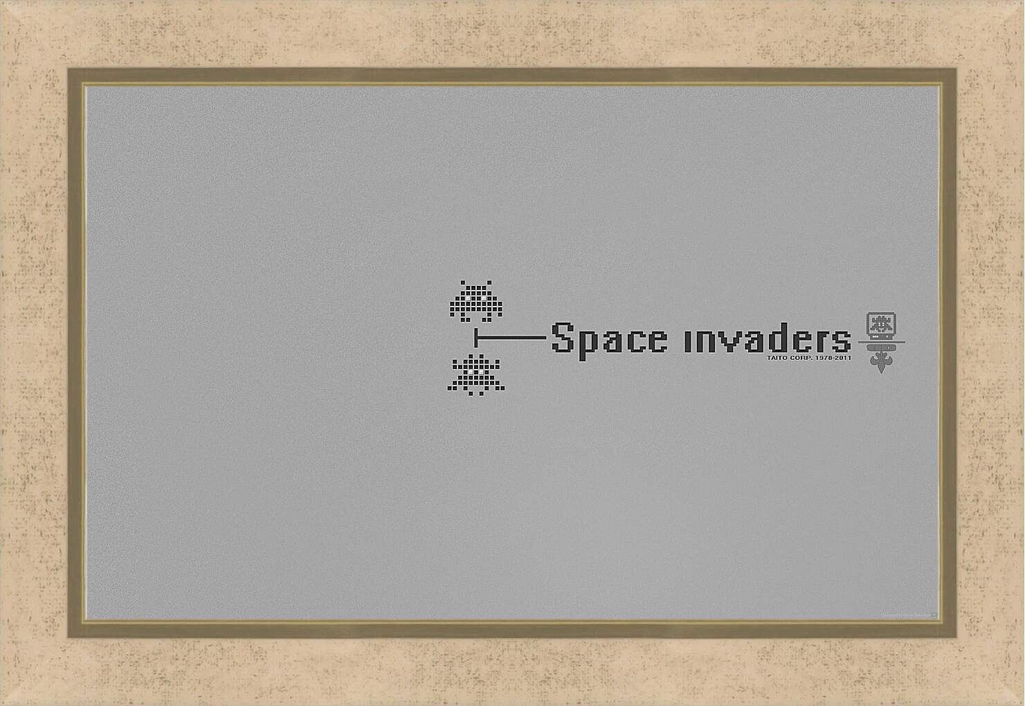 Картина в раме - Space Invaders
