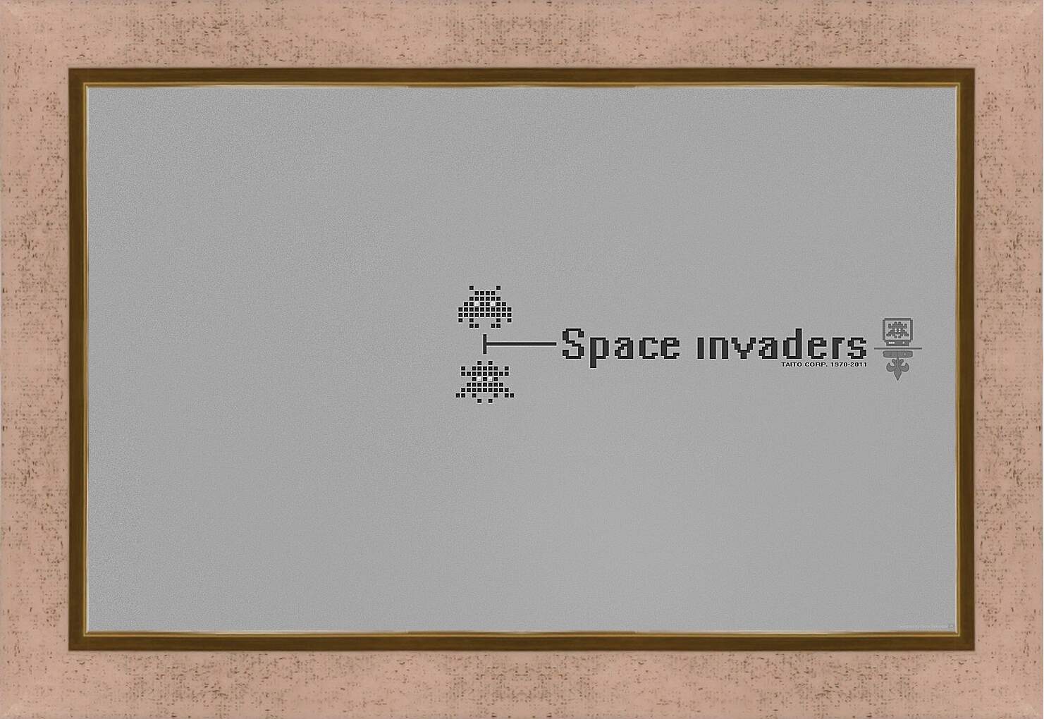 Картина в раме - Space Invaders
