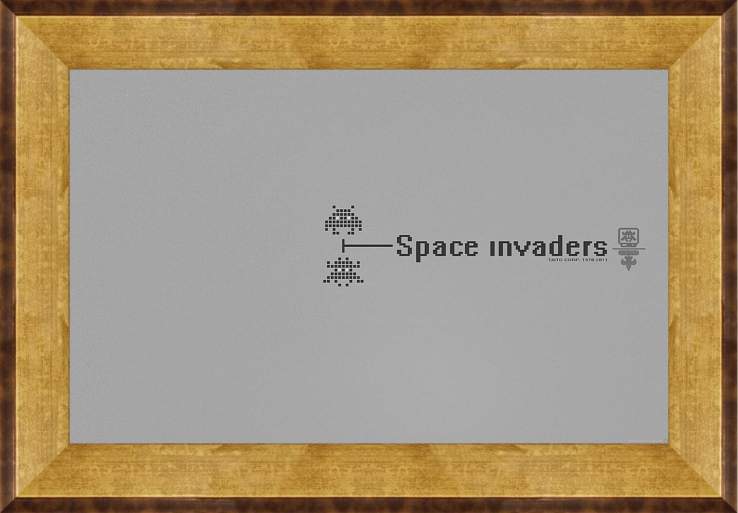 Картина в раме - Space Invaders

