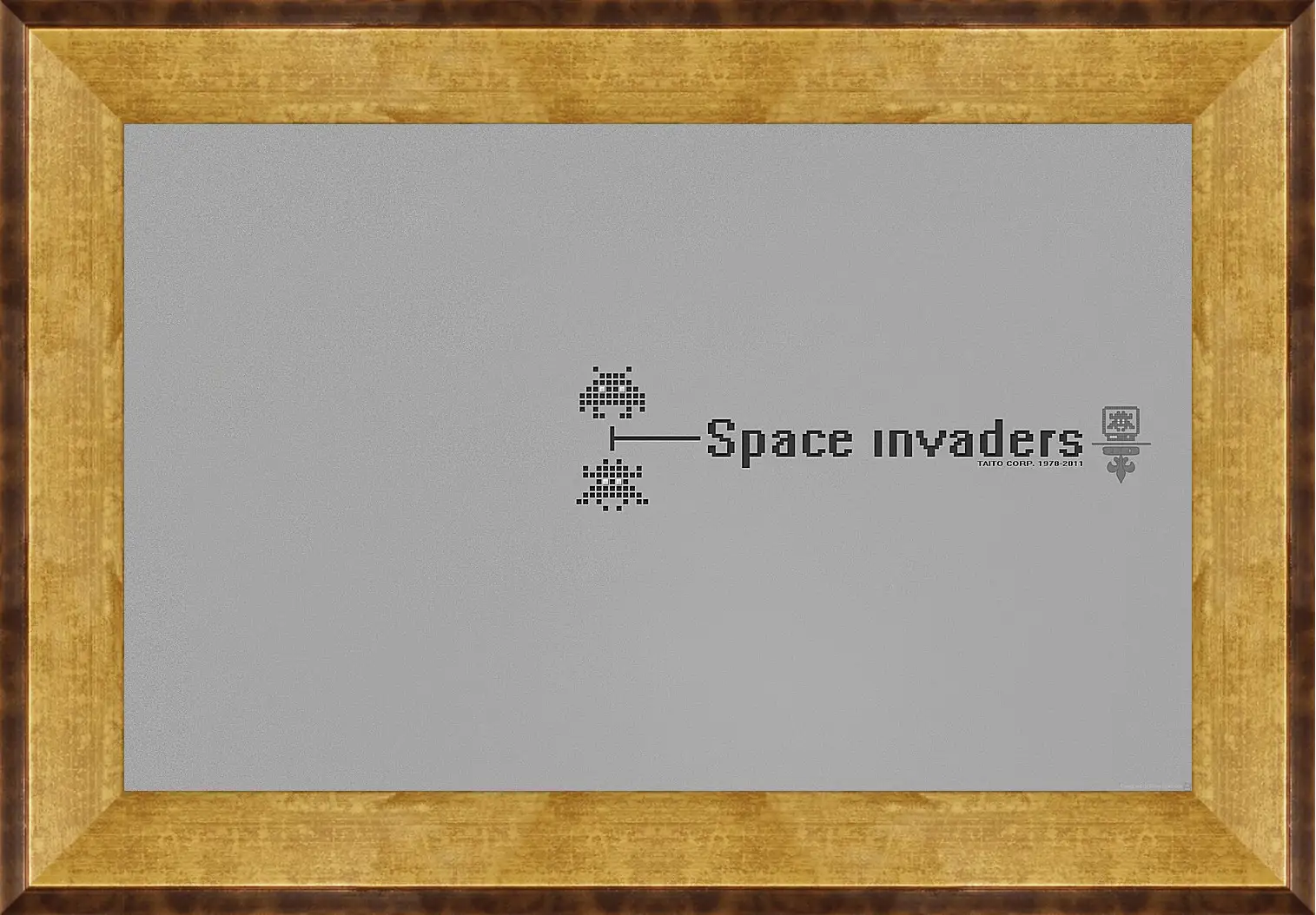 Картина в раме - Space Invaders
