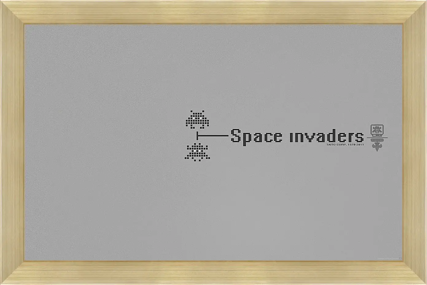 Картина в раме - Space Invaders
