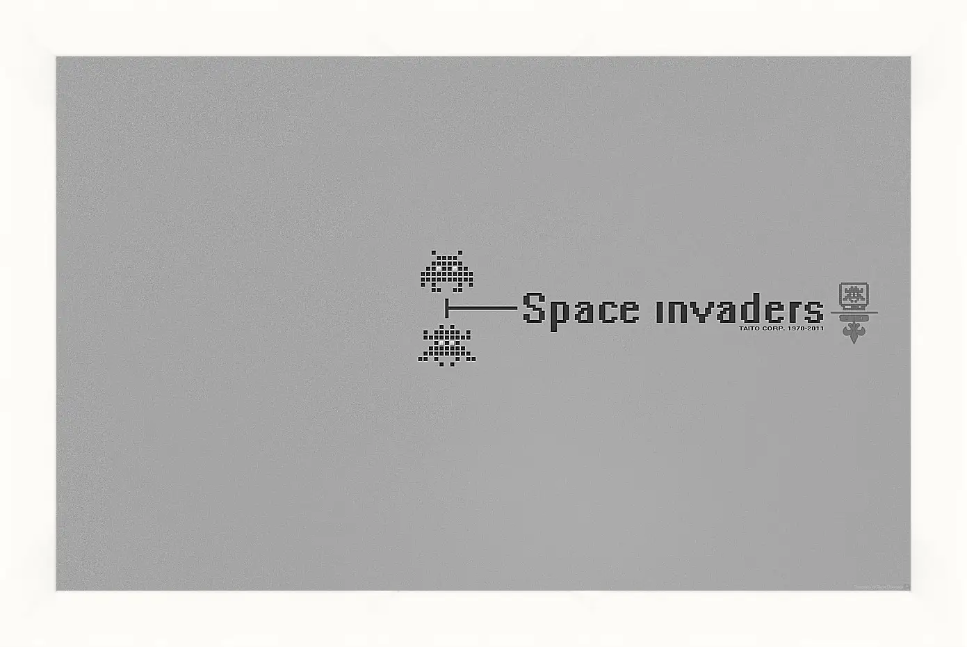 Картина в раме - Space Invaders
