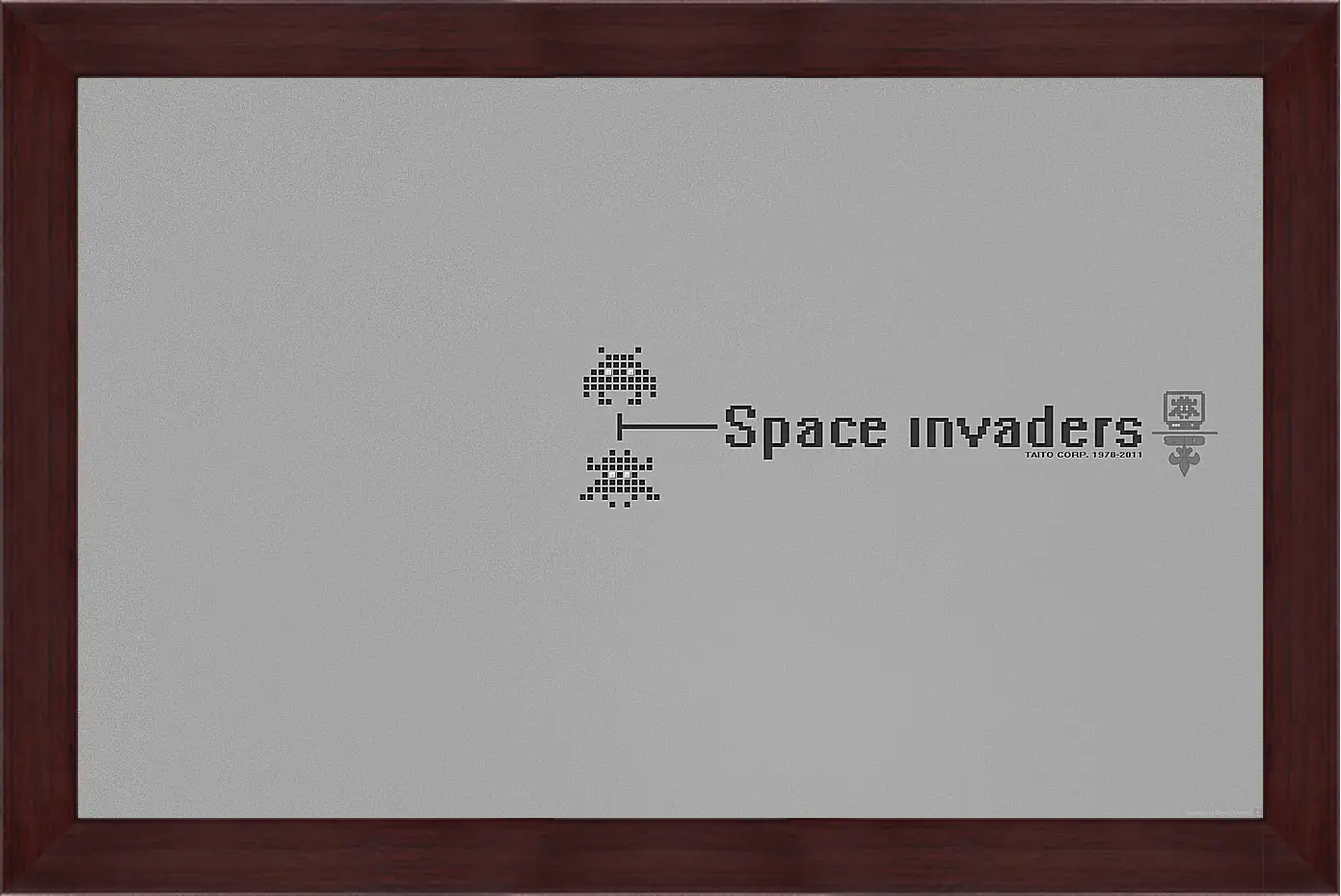 Картина в раме - Space Invaders
